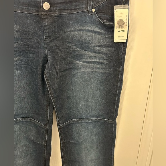 NWTs Thyme Maternity 3 in 1 Maternity Jeans, Sz XL - Picture 4 of 8